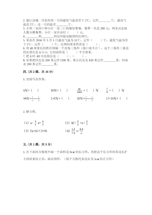 洛阳市小学数学小升初试卷带答案（满分必刷）.docx