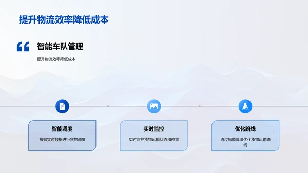 智能物流解决方案介绍PPT模板