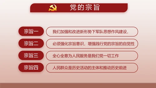 红色大气爱国主义教育共青团动态PPT模板