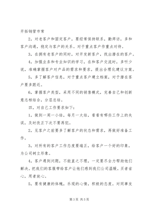 精选优秀新的销售工作计划.docx