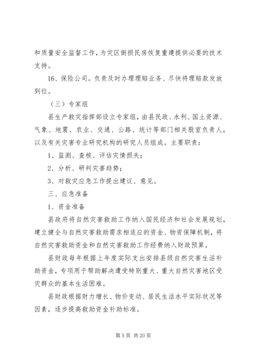 自然灾害救助应急预案范文.docx