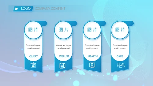 蓝色科技公司介绍工作总结动态PPT