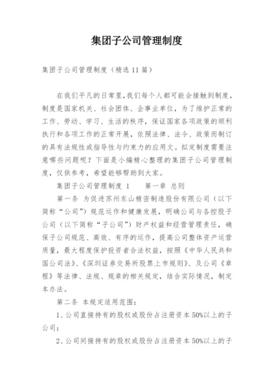 集团子公司管理制度.docx