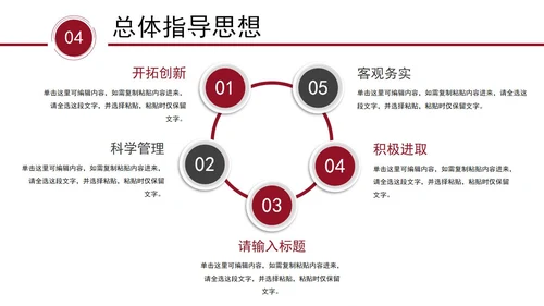 红色个人竞聘岗位竞聘PPT模板