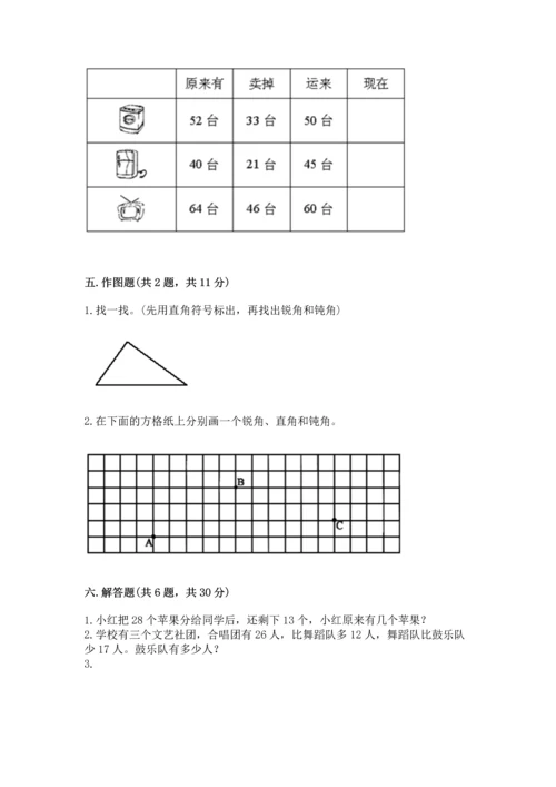 人教版二年级上册数学期中测试卷【考点梳理】.docx