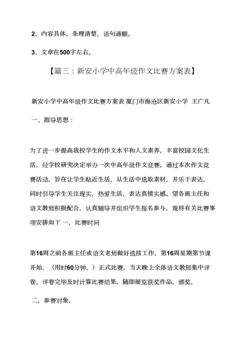 2023年六年级作文之小学中高年级作文竞赛活动记录.docx