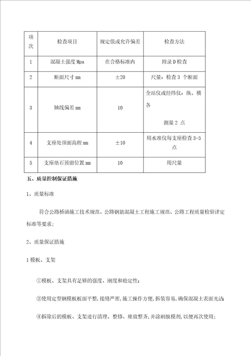 穿心棒法盖梁施工方案