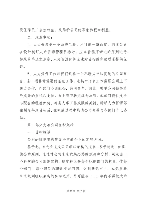 篇一：人力资源部XX年度工作计划 (2).docx