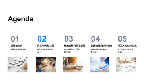 3D风人资行政教学课件PPT模板