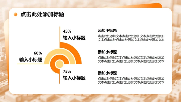黄色3D简约风行业趋势洞察调研报告PPT模板