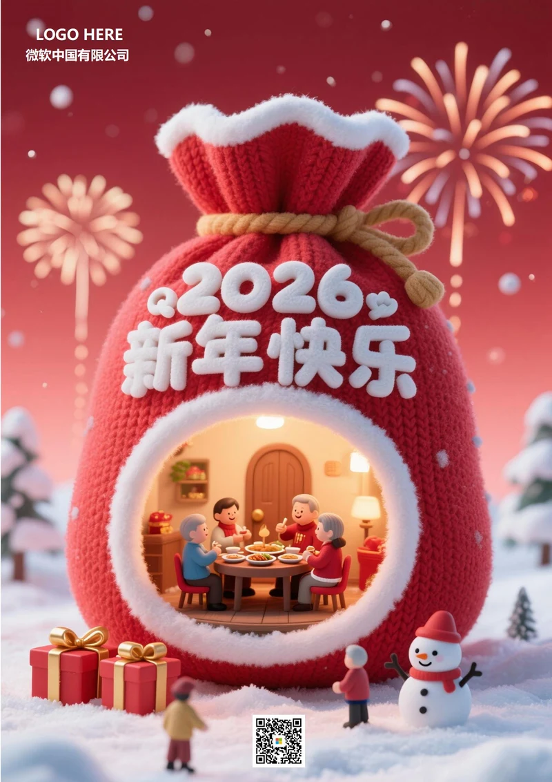 2026年新年快乐海报5