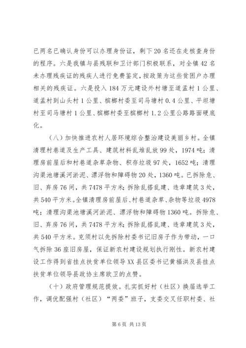 乡镇工作总结及明年工作计划.docx