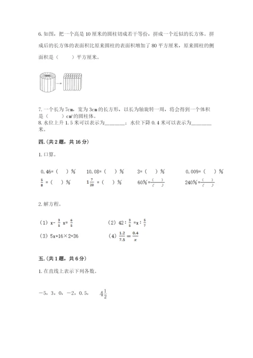 小学毕业班数学检测题附答案【夺分金卷】.docx