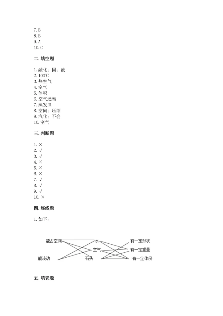 教科版三年级上册科学《期末测试卷》（考点提分）.docx