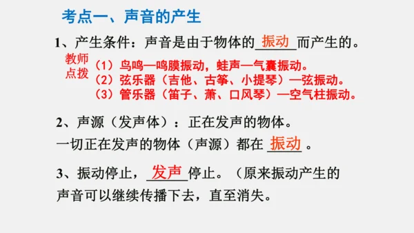第二章 声现象【2021年秋八上物理期末复习精品课件】(共36张PPT)