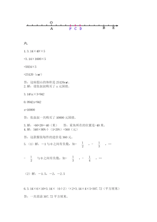 小学毕业班数学检测题及参考答案（实用）.docx