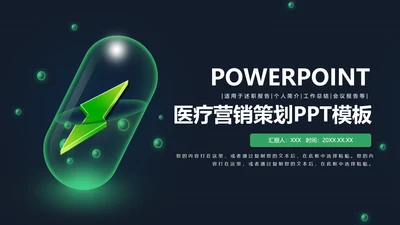 科技医疗营销课件通用PPT模板