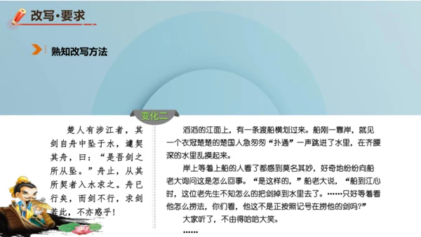 统编版语文九年级上册第六单元写作《学习改写》课件(共32张PPT)