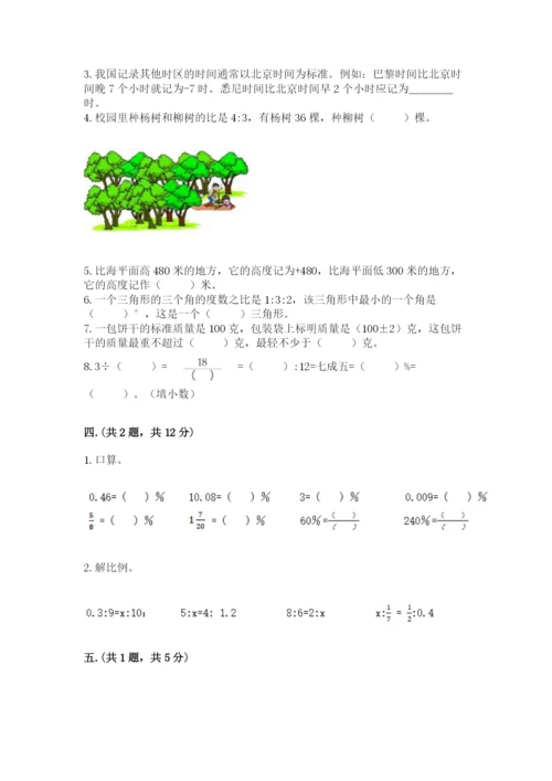 六年级毕业班数学期末考试试卷及完整答案一套.docx