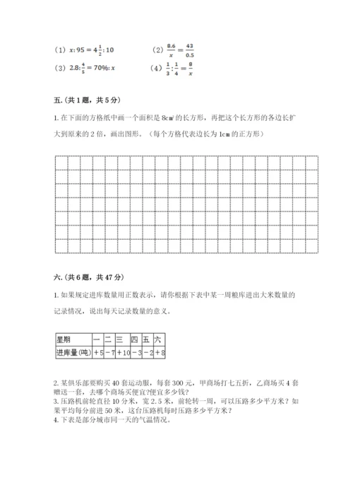 小学六年级数学毕业试题及完整答案【历年真题】.docx