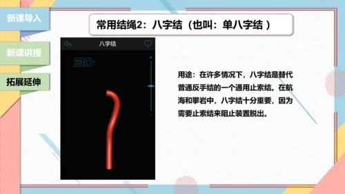 【北师大版】三年级《劳动实践指导手册》第10课《小小绳结用处大》课件