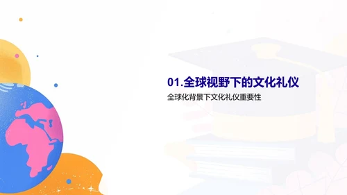 全球视野下的礼仪教育PPT模板