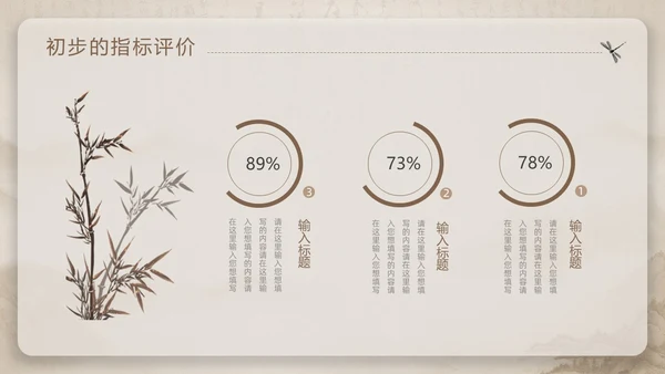 中国风部门年终总结PPT模板工作总结年终总结