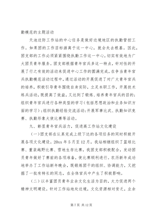 优秀团支部先进事迹材料.docx