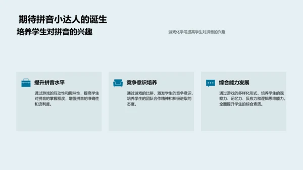 拼音知识游戏讲解PPT模板