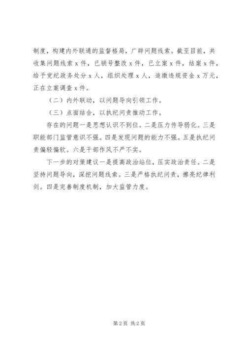 县纪委监委扶贫专项治理工作的汇报材料.docx