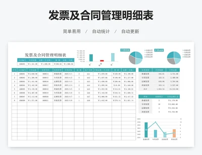 发票及合同管理明细表