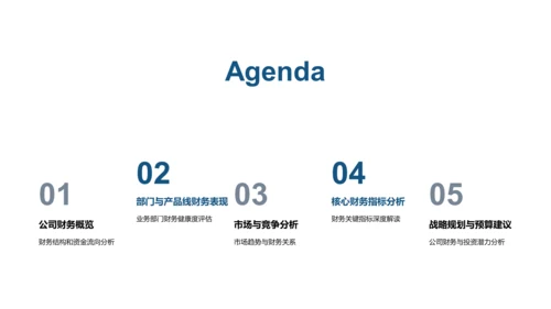 年中财务与运营报告PPT模板