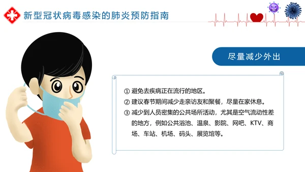 如何预防新型冠状病毒知识解读PPT