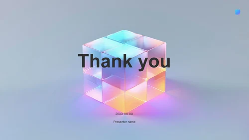 蓝色3D风IT互联网产品发布会PPT主题