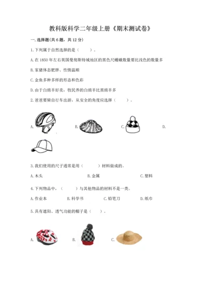 教科版科学二年级上册《期末测试卷》（轻巧夺冠）.docx