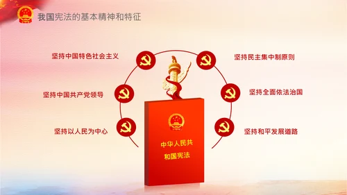党课国家宪法日学习弘扬宪法精神PPT模板