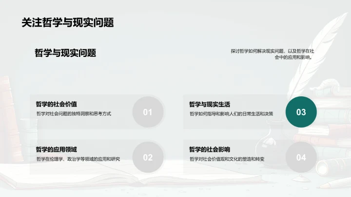 哲学研究展望PPT模板