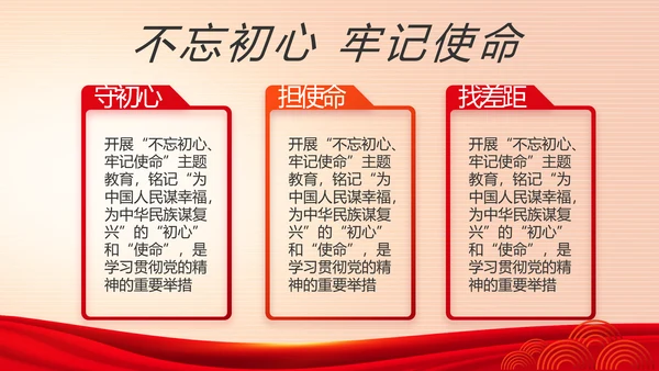 红色党建党支部工作专题动态PPT党课