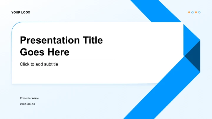 蓝色简约风地产金融基础通识PPT