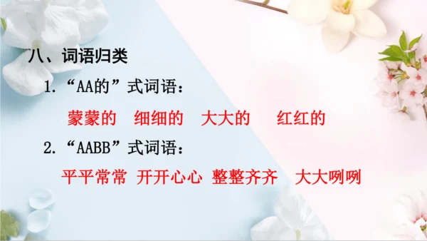 统编版语文二年级下册第二单元复习单（课件）
