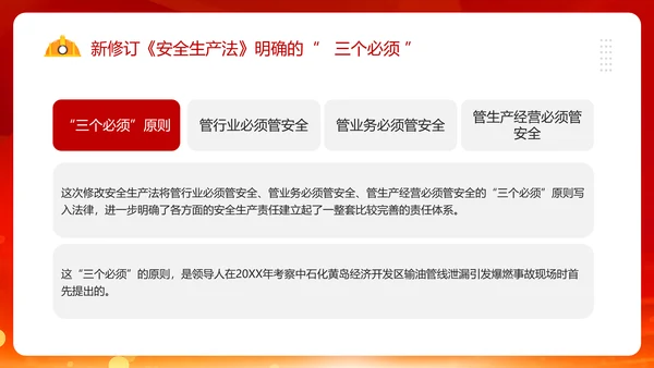 新《安全生产法》PPT课件模板