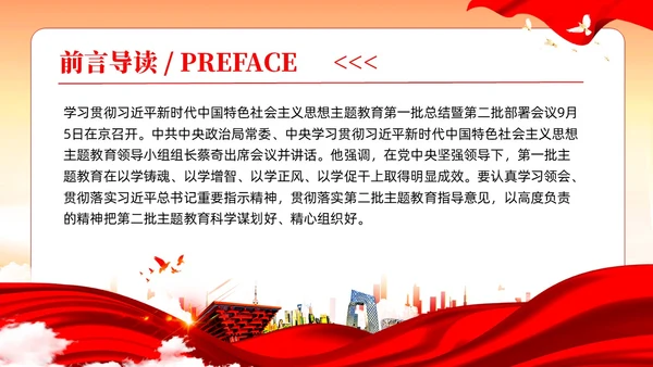 主题教育党课第二批主题教育部署会议主题教育党建ppt