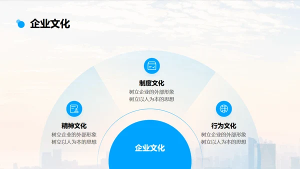 员工入职培训商务写字楼背景通用PPT模板