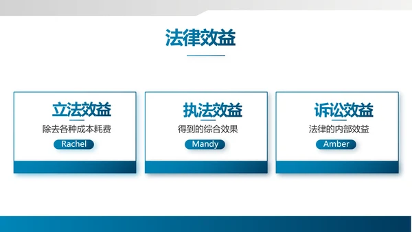 蓝色大气法律知识培训动态PPT模板
