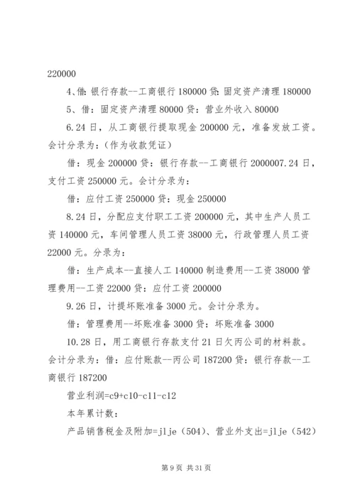 会计电算化实务题[5篇范例].docx