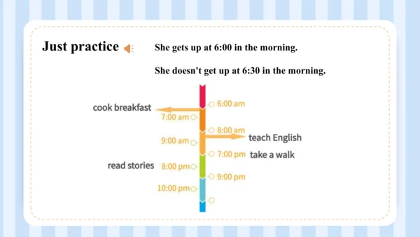 Unit 1  I go to school at 8 00  Lesson 3-Lesson 4 