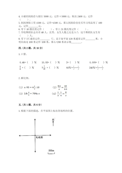 小学毕业班数学检测题附答案【黄金题型】.docx