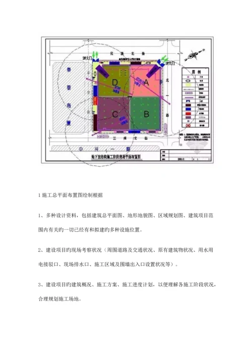 施工现场总平面布置图绘制方法.docx