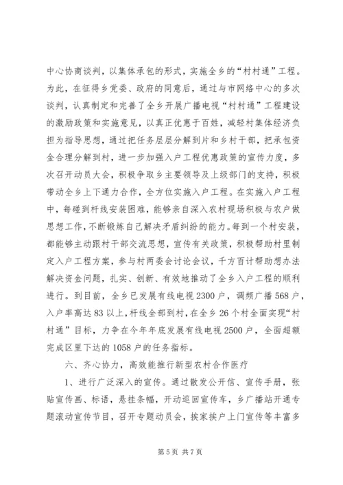 乡镇宣传工作总结汇报材料.docx