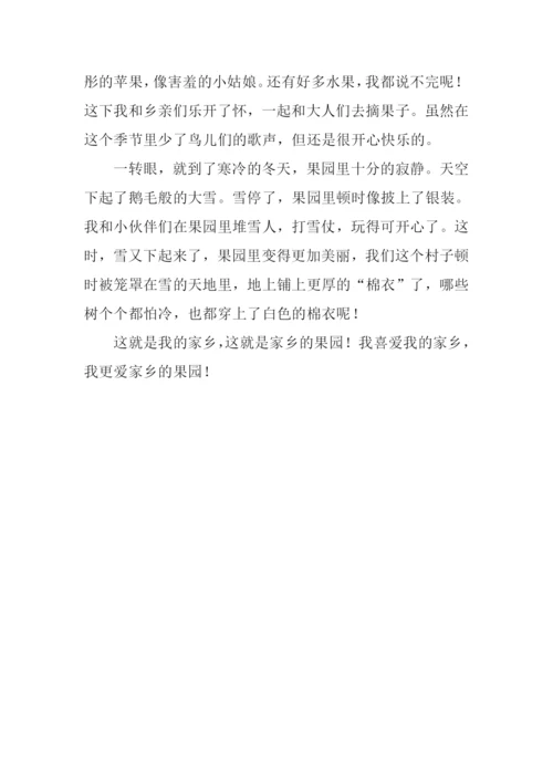 家乡的果园作文700字.docx